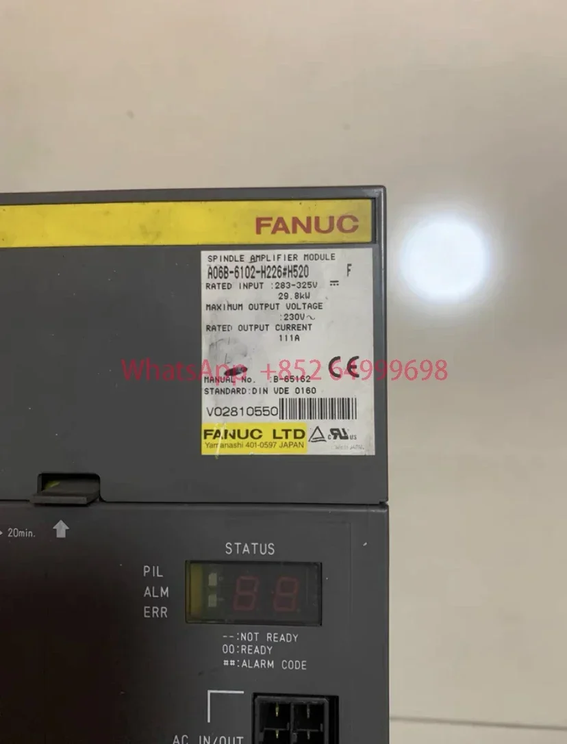 

A06B-6102-H226 #H520 Servo Drive Amplifier Module For CNC Machine