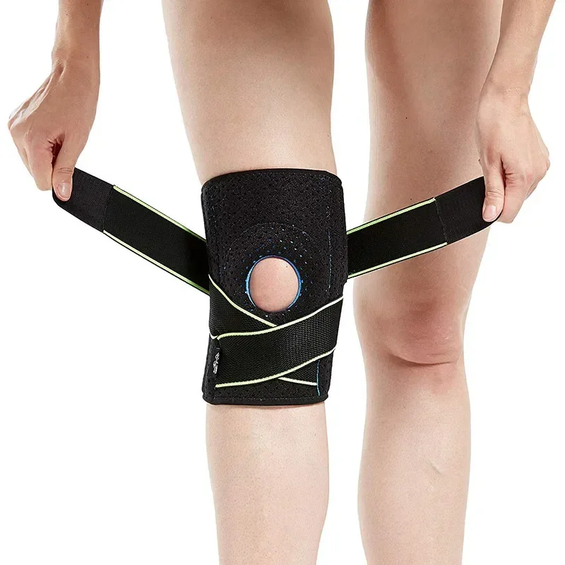 1PC Professional Knee Joint Brace Adjustable Knee Stabilizer Bandage Patella Protector Arthritic Guard Knee Pad Support