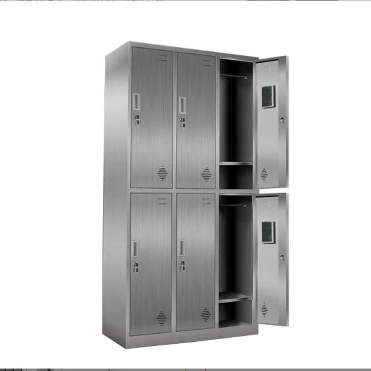 Shoe CabinetStainless Steel Locker Cleanroom Dressing Room Shoe Cabinet Purification Workshop Mobile Phone Storage Cabinet 50 Cu