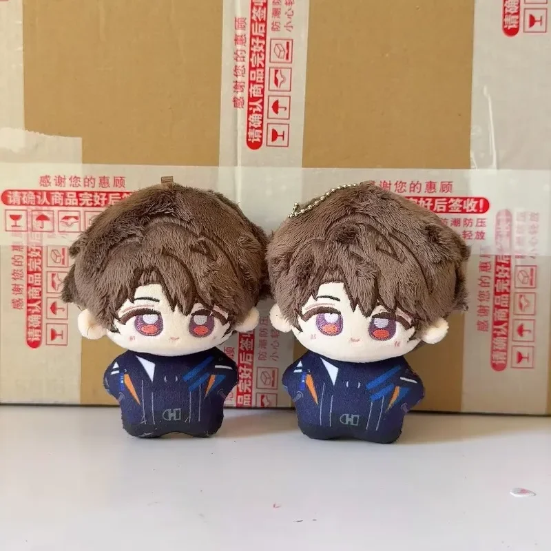 10cm Game Love And Deepspace Caleb Kawaii Cosplay Anime Mini Soft Cotton Doll Pendant Plushies Keychain Toy Figures Fans Gifts