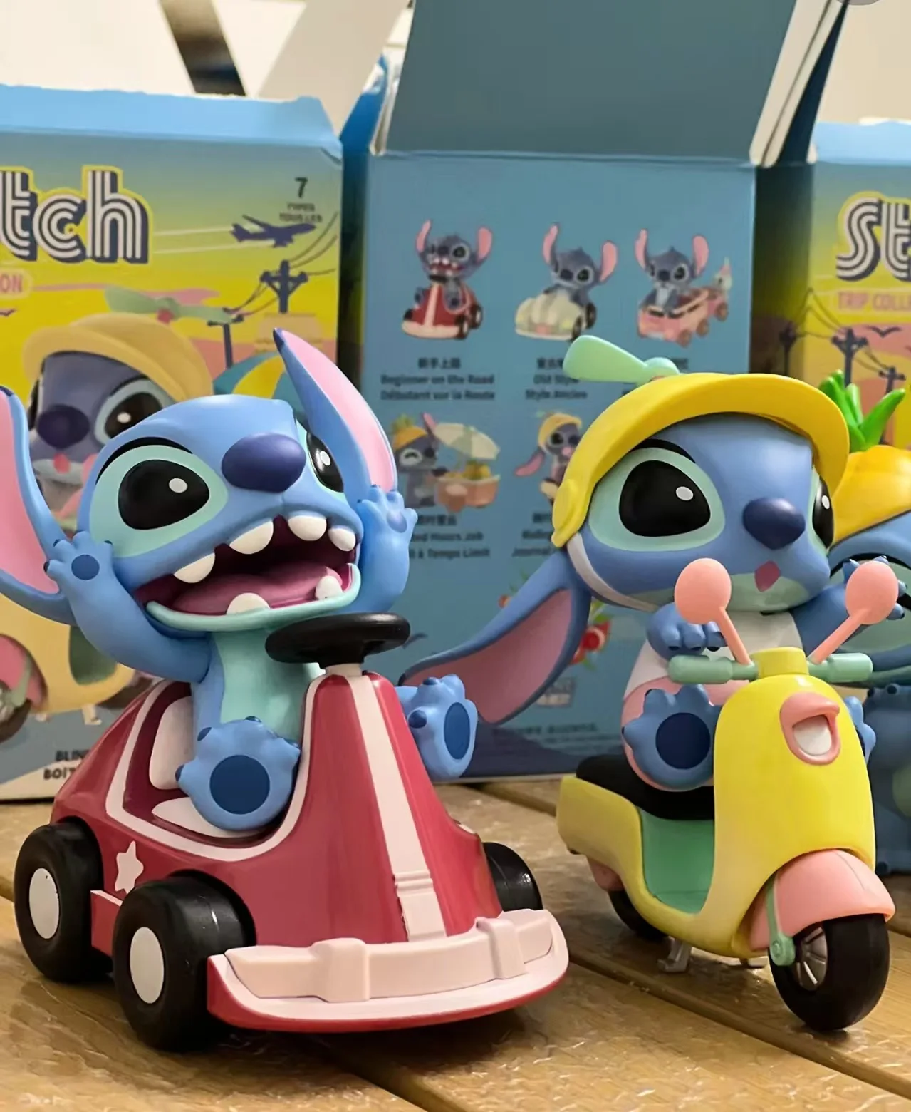 

Kawaii Stitch Alien Blind Box Collectible Figure Plush Toy Cute Desk Decor Surprise Gift for Birthday Party Lilo And Stitch Fans
