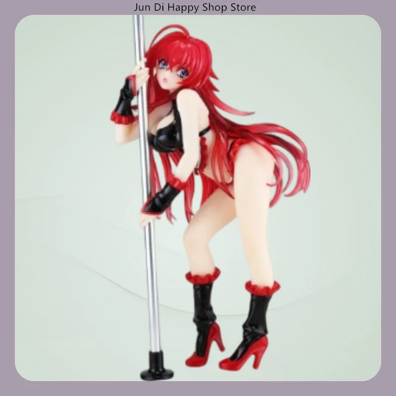 

High School DxD 25CM Rias Gremory Pole Dance Anime Figure Model Statue Collection Desktop Decoration Ornament Toys Gifts for Fan