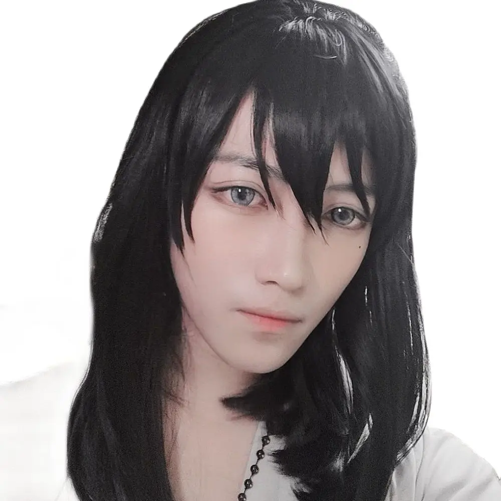 Anime Suzume Munakata Souta Cosplay Wig Black Short hair Suzume Cosplay Wig