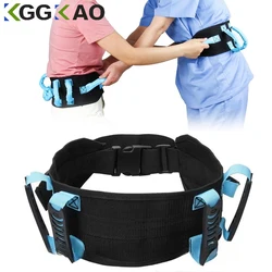 Adjustable Transfer and Walking Gait Belt with 6 Handles for Patient Care,Standing Assist Aid for Bariatric,Elderly,Handicap