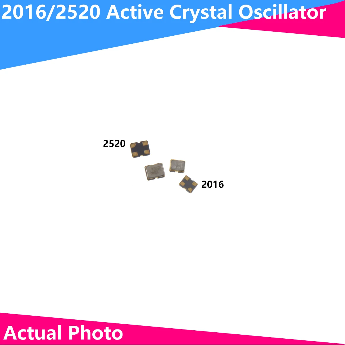 5PCS 2016 2520 SMD Passive Crystal Oscillator 12.000Mhz 14.31818M 16M 20M 24M 25M 26M 27M 30M 32M 37.4M 40M MHZ 2.5*2.0mm 2025
