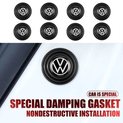 Silicone Car Door Anti-Collision Pads Shock Absorber Gasket Buffer Mat Sticker For Volkswagen Vw Tiguan Jetta Scirocco Polo GOLF