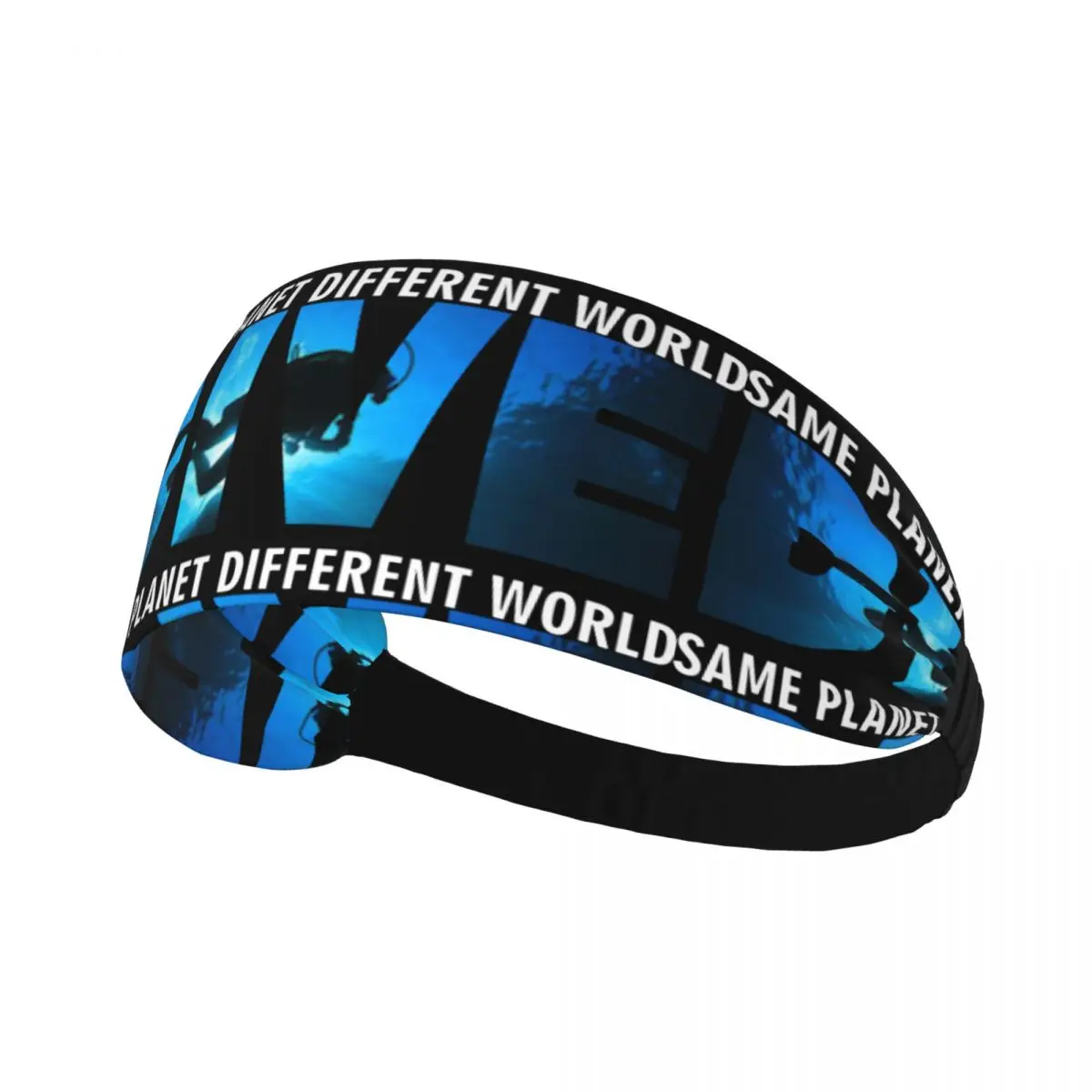 Dive Sea Diving Elastic Exercise Headband Exercise Anime Men Women Graphic Y2K Hairband Headband