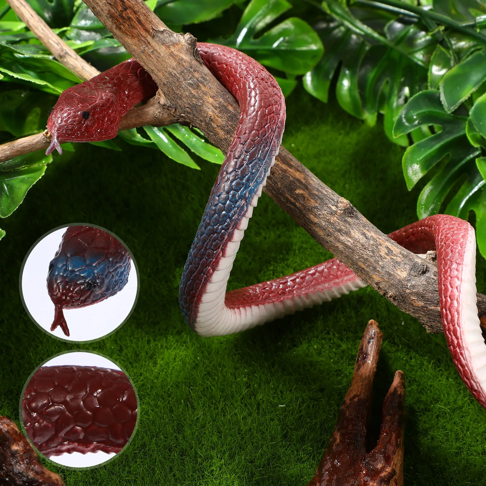 

Набор из 6 реалистичных резиновых змей для розыгрышей, страшный реквизит для вечеринок, украшение для Хэллоуина и карнавала