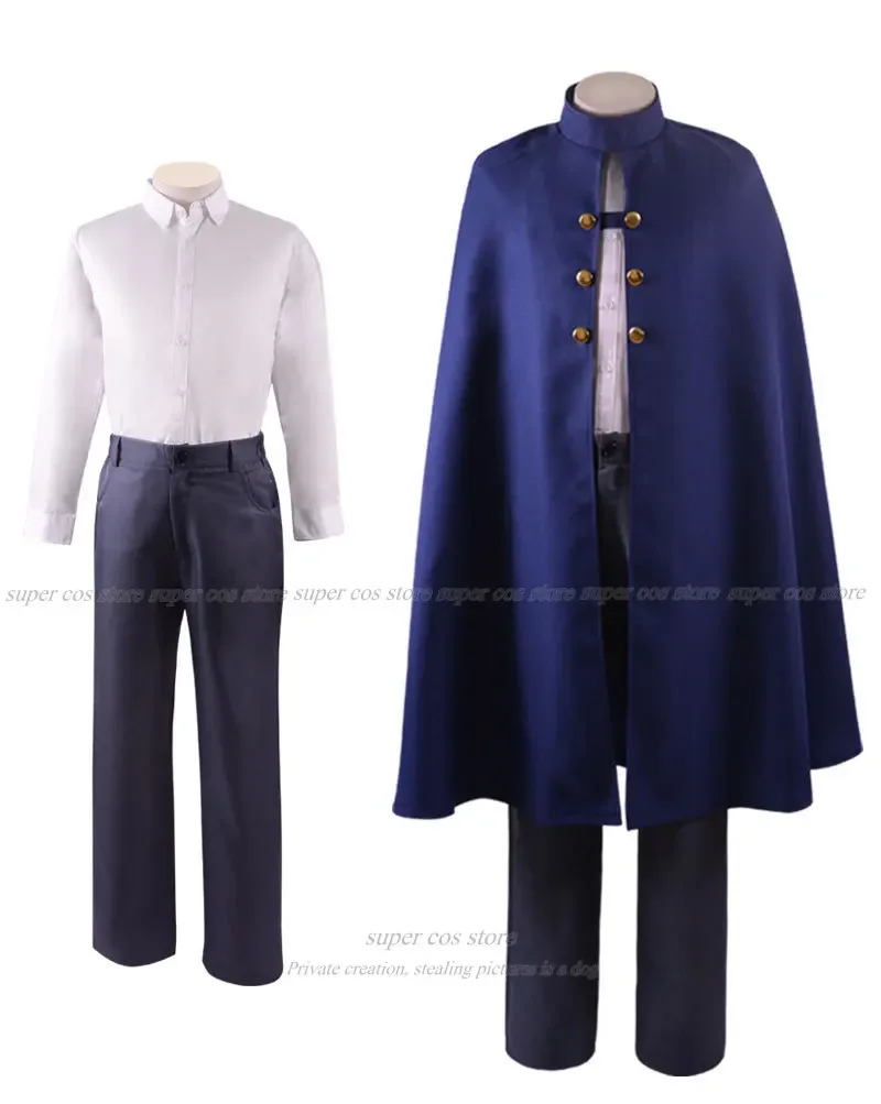 Anime Wirt Cosplay Costume Over The Garden Wall Cosplay Wirt Costume Halloween Mantle Cape Shirt Pants Outfit for Adult Kids