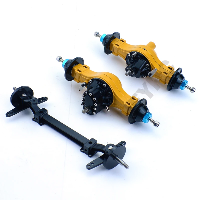 Metal Differential Axle Rear Drive/Through The Axle 6X4 Suit for 1/14 Tamiya RC Dump Truck SCANIA 770S R620 VOLVO BENZ Arocs Car