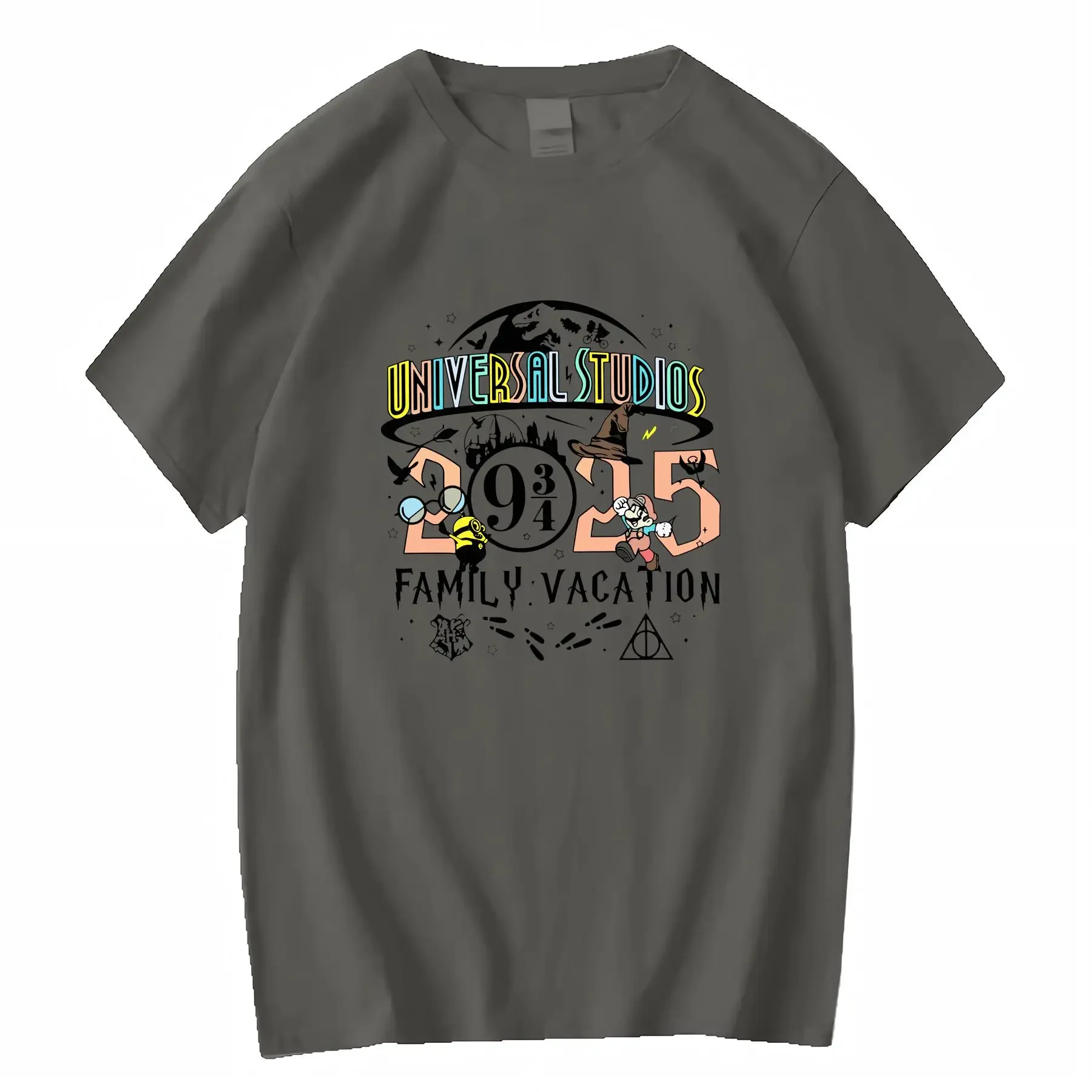 Universal Studios 2025 تي شيرت عتيق لرحلة أورلاندو للعطلات العائلية ريترو فلوريدا للسفر ملابس مصممة عتيقة مغسولة #3