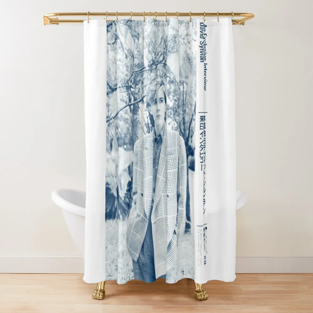 

Дэвид Сильвиан/Япония поп-арт Фанарт занавеска для душа элегантный декор для ванной комнаты роскошная занавеска для ванной комнаты