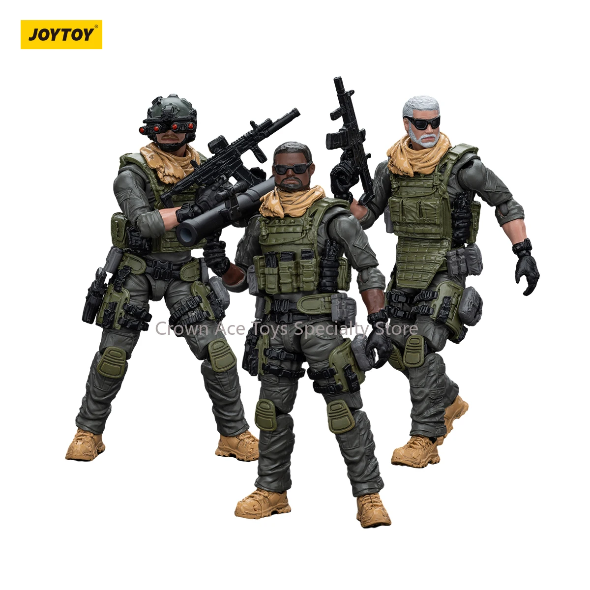 

JOYTOY Dark Source 1/18 Action Figures Anime 10cm NATO Defense Forces 13th Assault Squad Trendy Toys Holiday Collectible Gifts