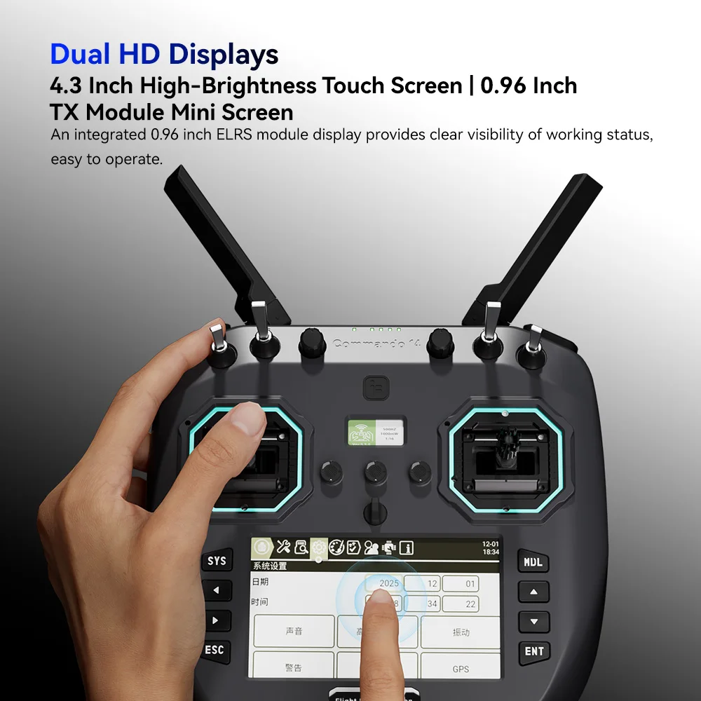 

IFlight Commando 14 - ELRS GemX Dual Band (2.4GHz/900MHz) 1W Radio Transmitter