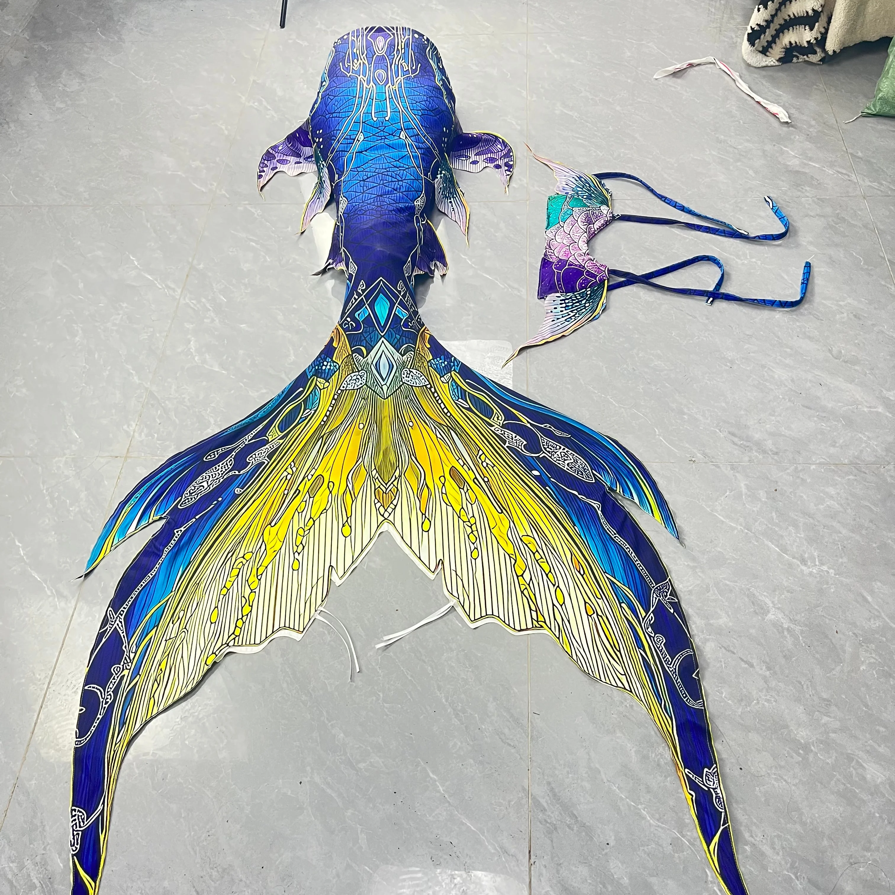 Original Mermaid Tail High-End Custom Freediving Photo Swimsuit Mermaid Skirt view 2