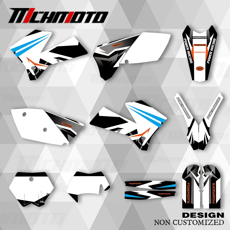 

MCHMFG для KTM SXF 2005 2006 EXC 2005 2006 2007 XCF 2006 2007 новый стиль графические наклейки наборы наклеек
