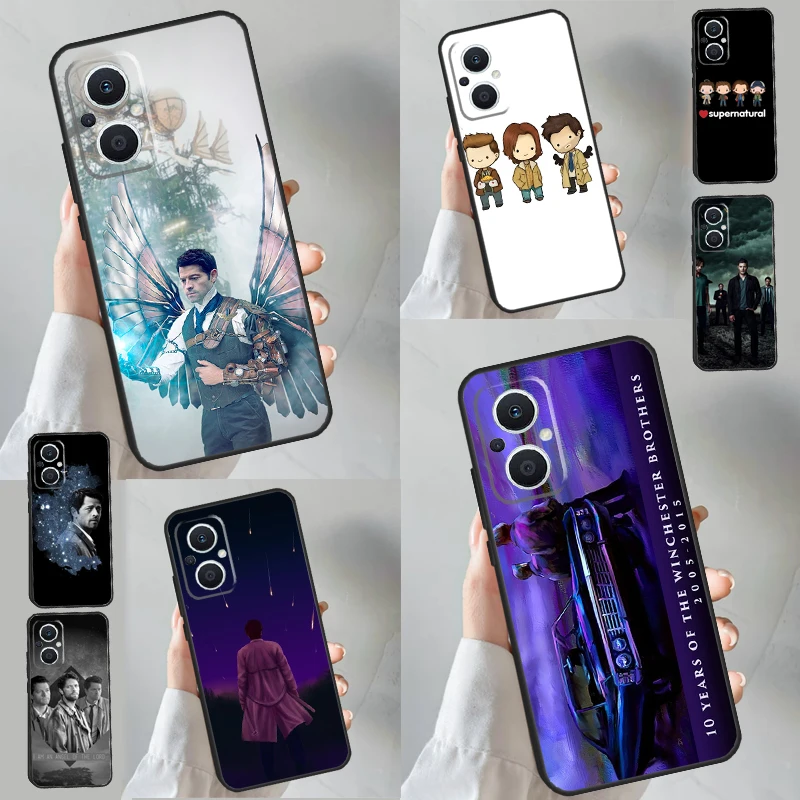 Supernatural Castiel Case For OPPO Reno 11 10 Pro 8 7 6 5 4 Lite 8T 5Z 4Z 11F OPPO Find X5 X6 Pro X2 Neo X3 Lite