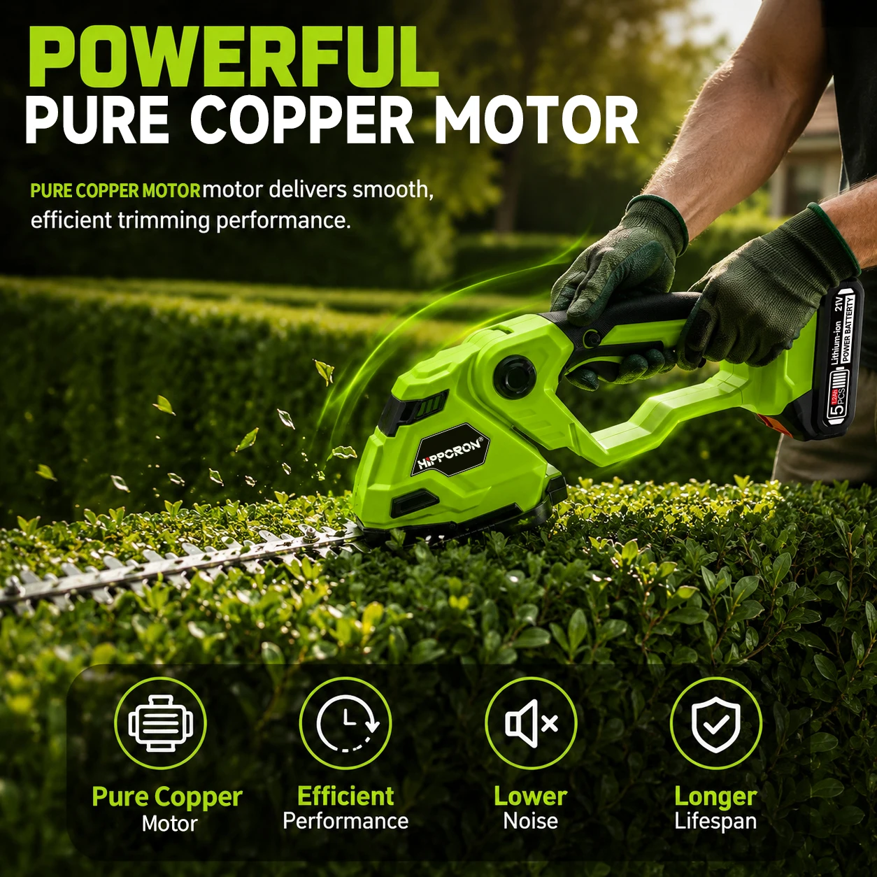 HIPPCRON 2 en 1, taille-haie é - Gardening Tools Edger avis et prix