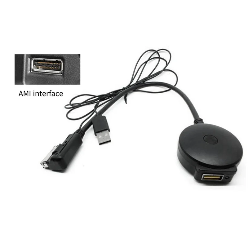 

Автомобильный AMI Bluetooth-кабель Аудио AMI-кабель Автомобильный мультимедиа в AMI Audio Aux USB Женский Bluetooth-адаптер для A4 A6 Q5 Q7-A02G