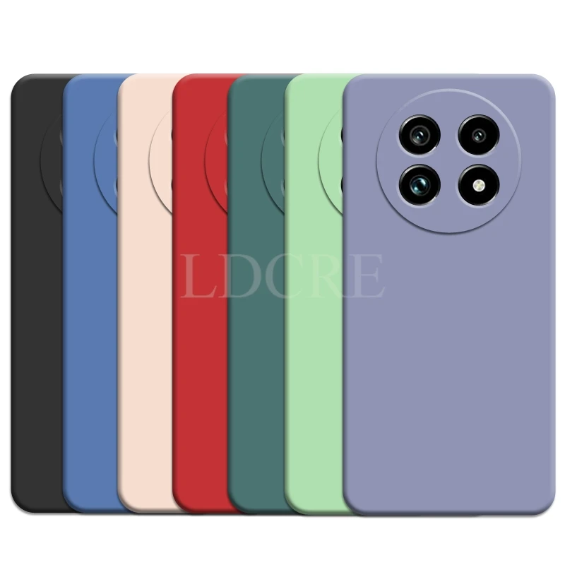 For Realme 13 Pro Plus Case Liquid Silicone Protective Realme 13 Pro Plus Case TPU Plain Rubber Phone Case Realme 13 Pro Cover