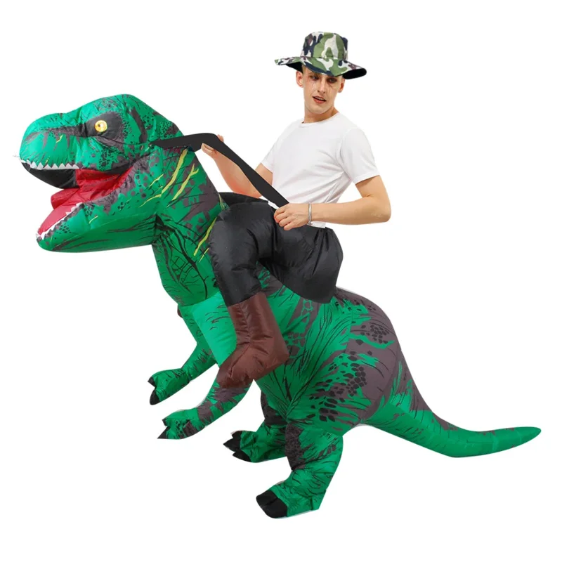 Fancy Dinosuar Mascot Costumes Adult Halloween T-rex Cosplay Costume Half Body Party Role Play Disfracez for Man Woman