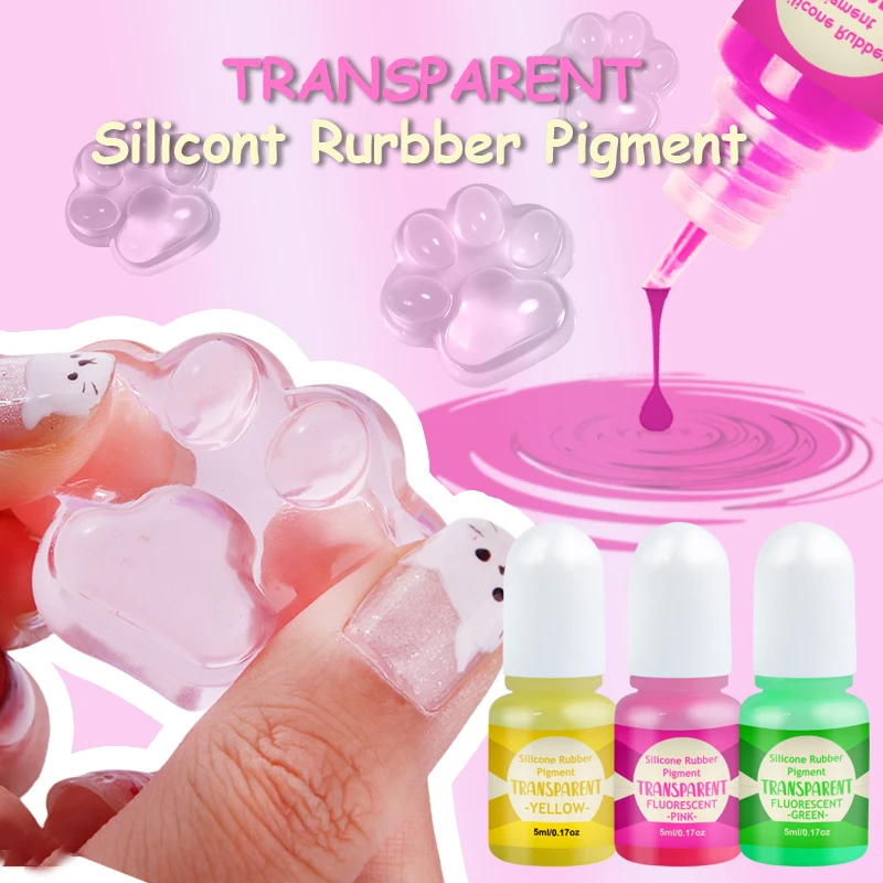 12-Color Pigment - 12-Color Coloring Agent Pigment, Suitable for Coloring Crafts And Artwork - 5Ml/0.17Oz Each