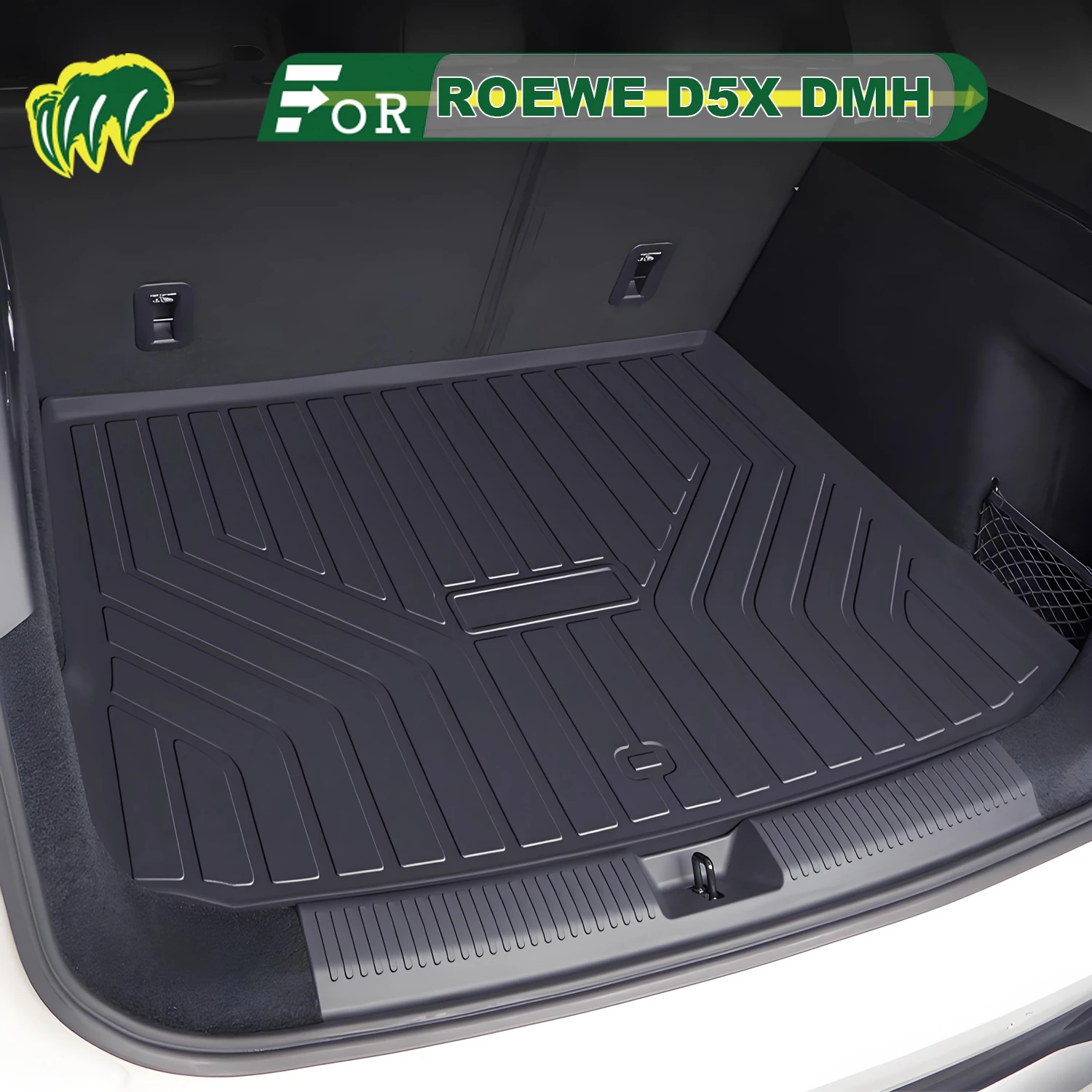 

Для ROEWE D5X DMH 2024-2025 TPE индивидуальный коврик для багажника автомобиля всесезонный коврик для багажника 3D-образный коврик для багажника Защитный коврик для багажника