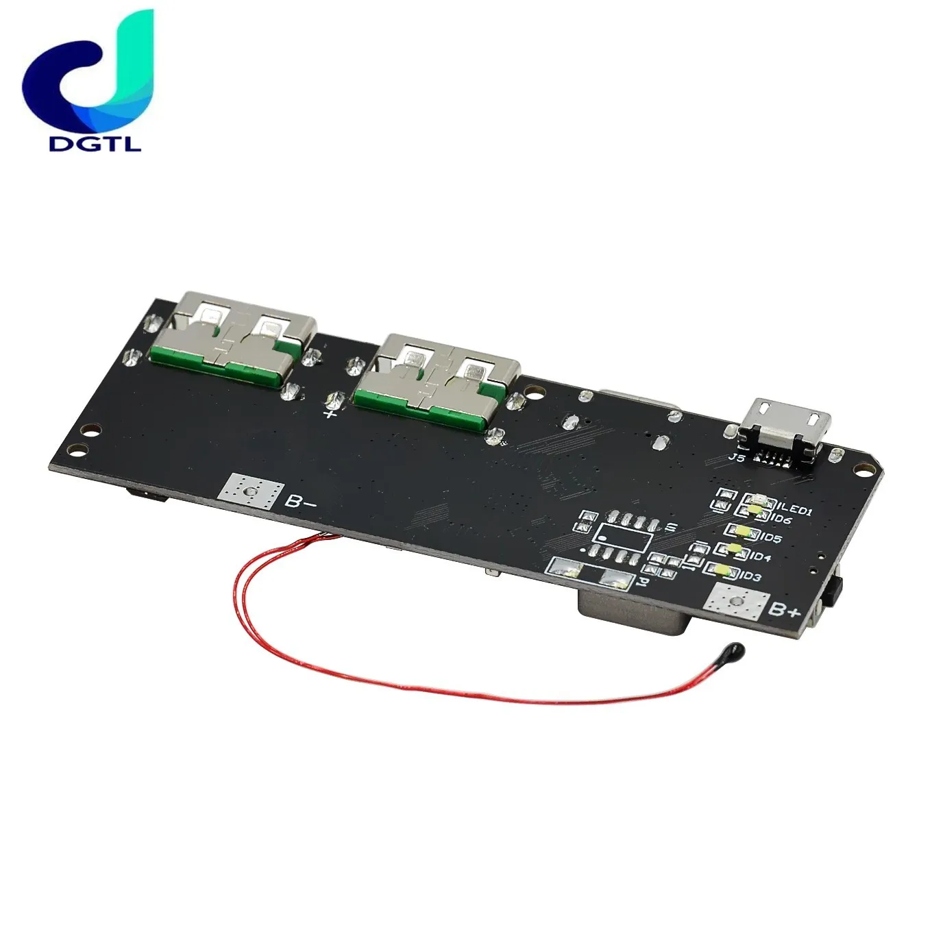 QC4.0 QC3.0 LED double USB 5V 4.5A 22.5W Micro/type-c USB batterie externe Mobile 18650 Module de charge Protection de température/circuit