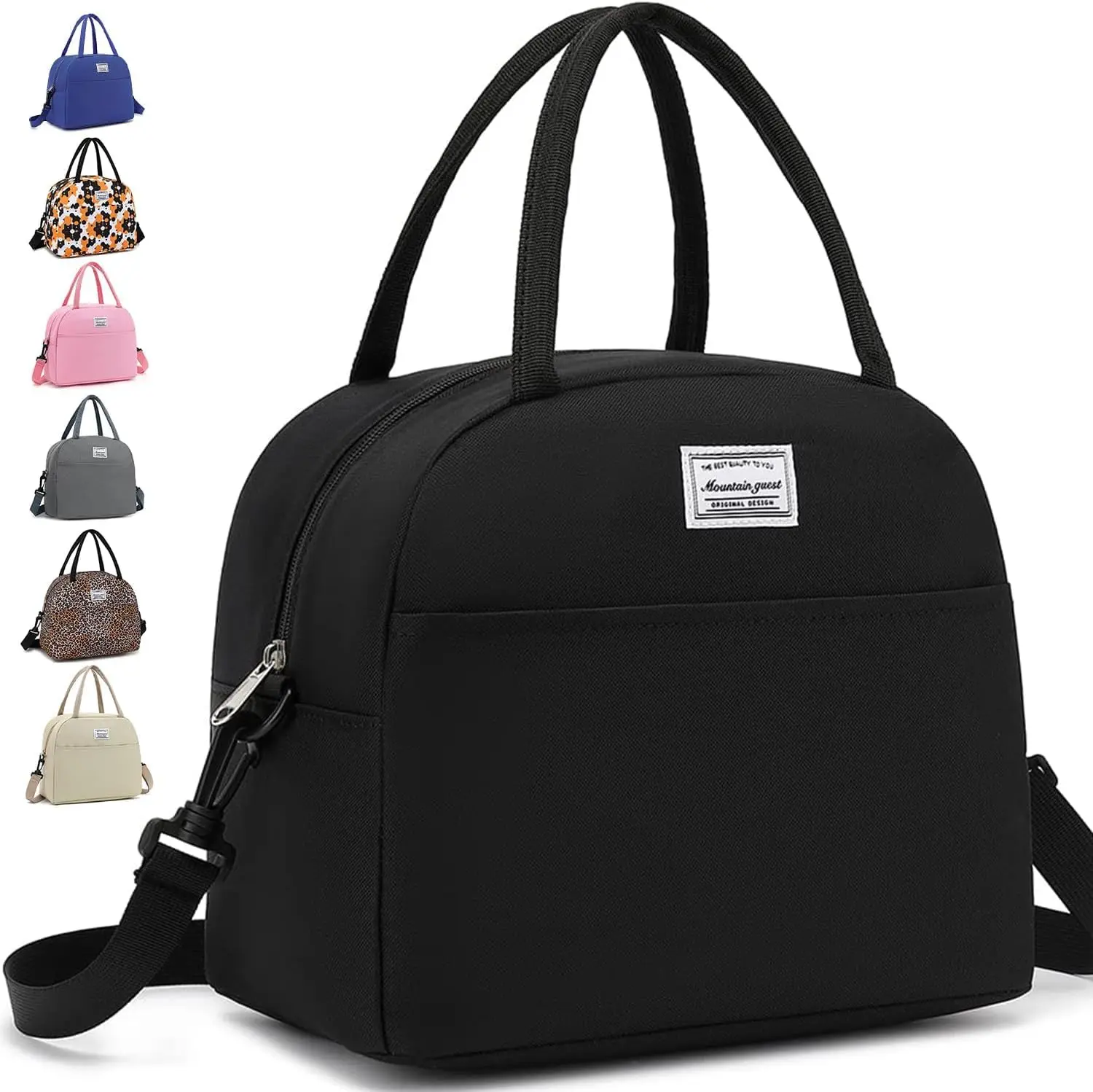 

Lunch Bag Women & Men, Reusable Insulated Cooler Lunch Box Adult Water Resistant Lunch Tote Bag for Work Picnic Beach or Travel