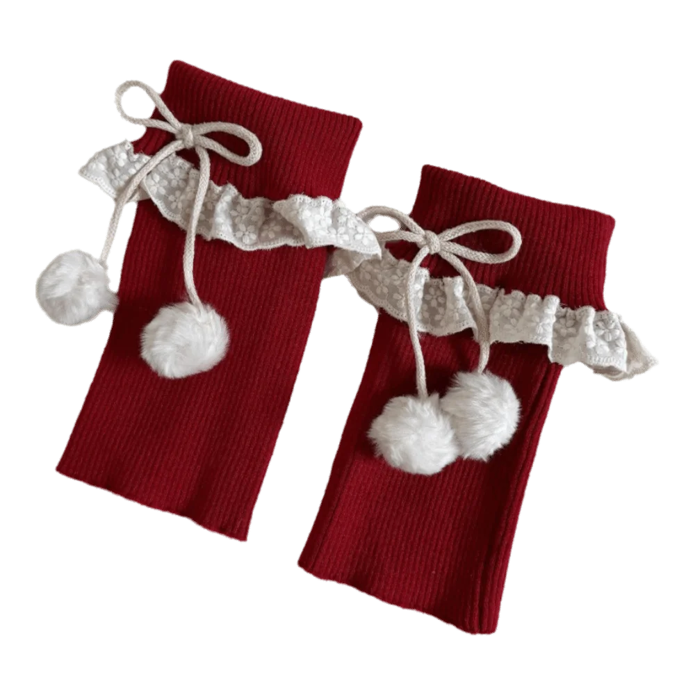 

Kawaii высокоэластичные носки в стиле Лолиты, вязаные длинные чулки с бантом, милый стиль, чехол для ног, мода для девочек