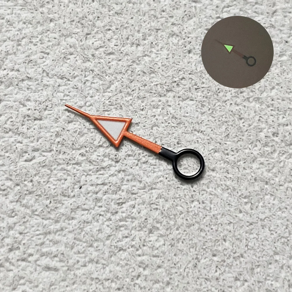 Lancette GMT NH34 luminose verdi con lancette GMT di colore arancione blu rosso NH34 argento oro nero per parte Mod di ricambio del movimento NH34