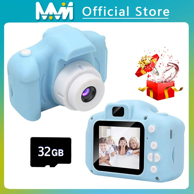 Kids Camera Digital Vintage Camera Photography Video Camera MINI Education Toys For Children Baby Gifts 1080P Camera Christmas