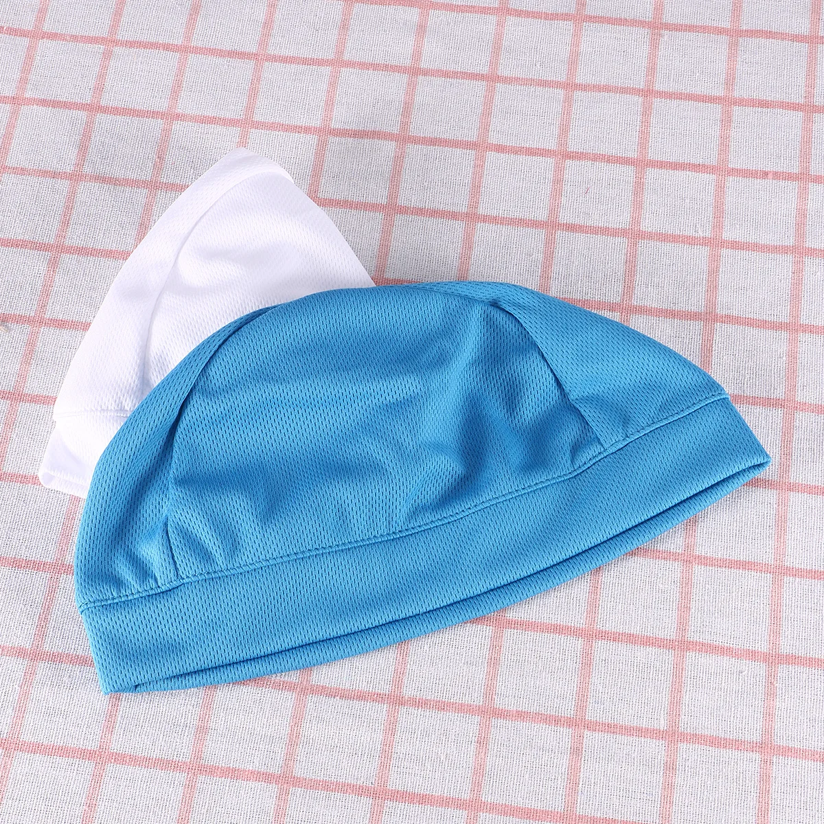 

2pcs Quick Dry Sweat Beanie For Sports High Elastic Cycling Headband Cap Running Beanie For Men Women Wicking Liner