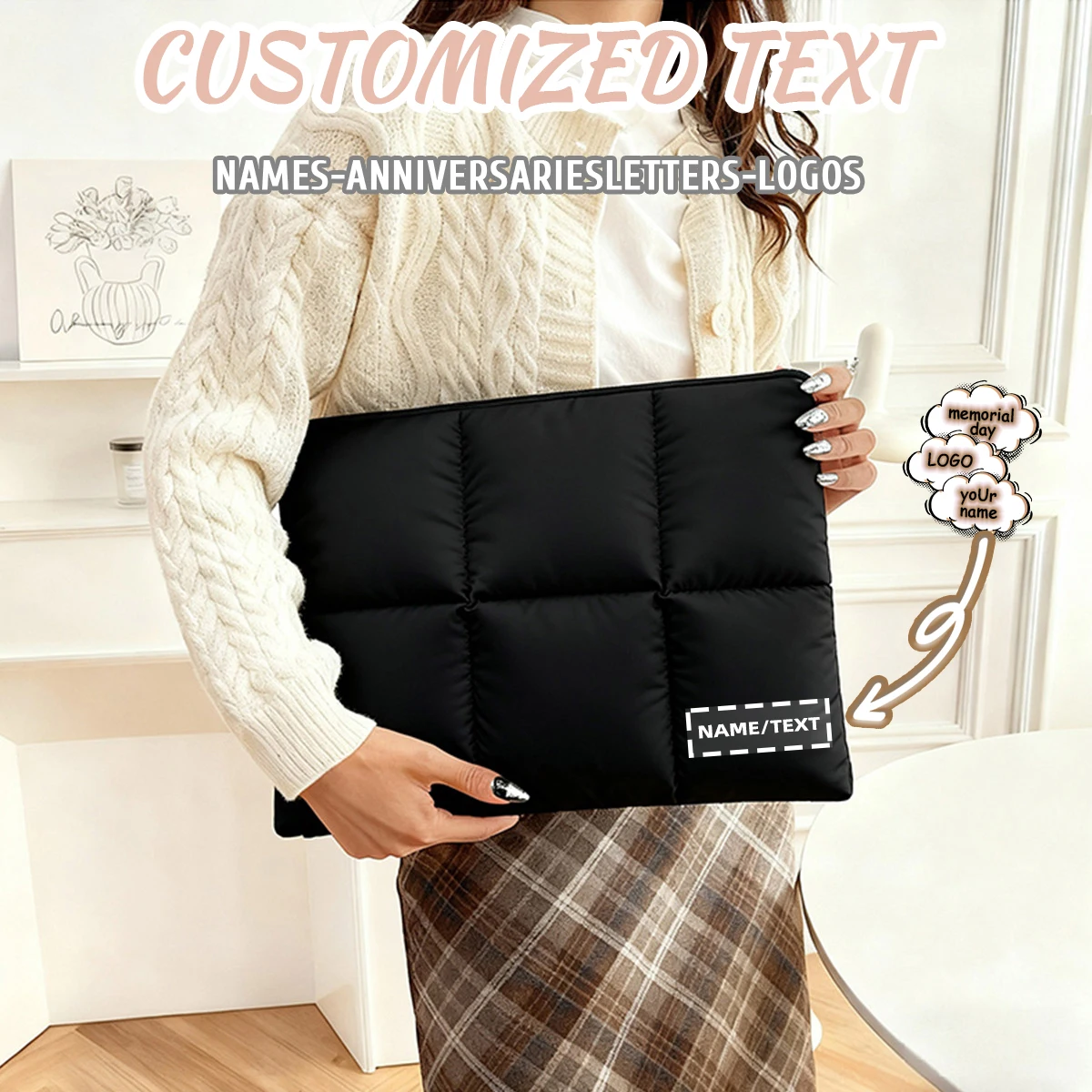 

Customized Logo for Lenovo Legion, Suitable for Y7000P Airbag 15.6inch Laptop Bag, R9000P16 Inner Sleeve, 17.3 Exclusive DIY