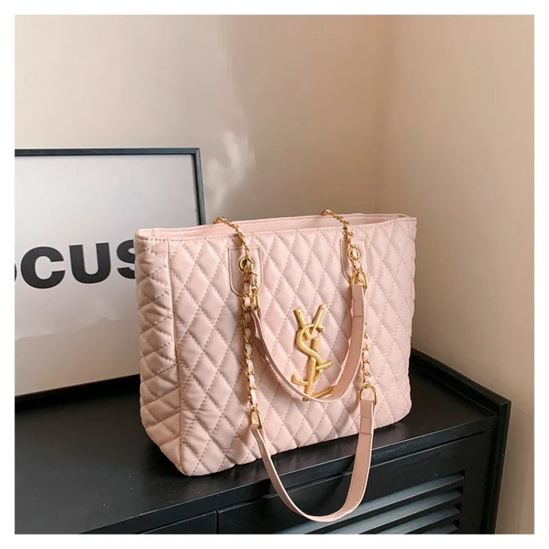 

Women's Luxury Leather Shoulder Classic Tote Bag Elegant Designer Crossbody Fashion Handbag For Modern Outfit