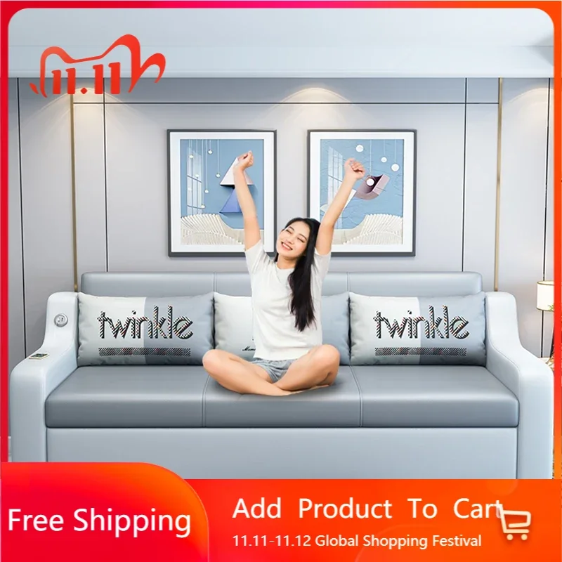 

Trendy Wood Unique Couches Foldable Comfortable Storage Lounge Moden Sofa Bed Puffs Designer Nordic Muebles Trendy Furniture