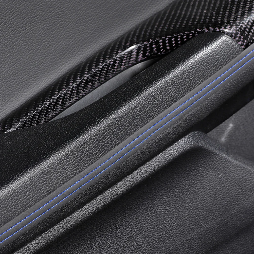 

2pcs Car Door Gap Trim Strip Pu Universal Fit For Dashboard Door Edge Easy Diy Installation Automotive Interior Exterior