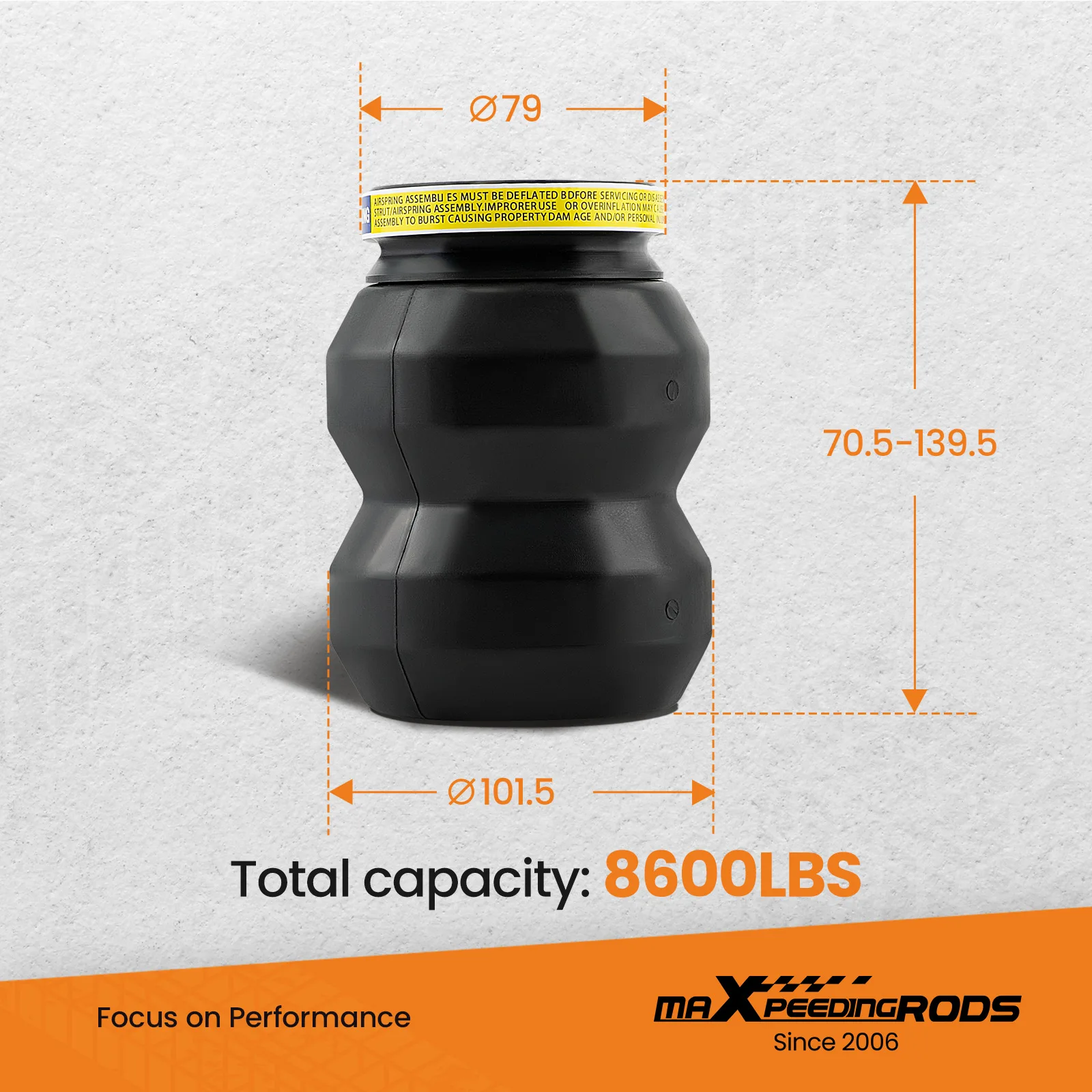 MaXpeedingrods Rear Suspension Helper Spring Kit For Dodge Ram 1500 2WD 4WD CREW CAB 2009-2023