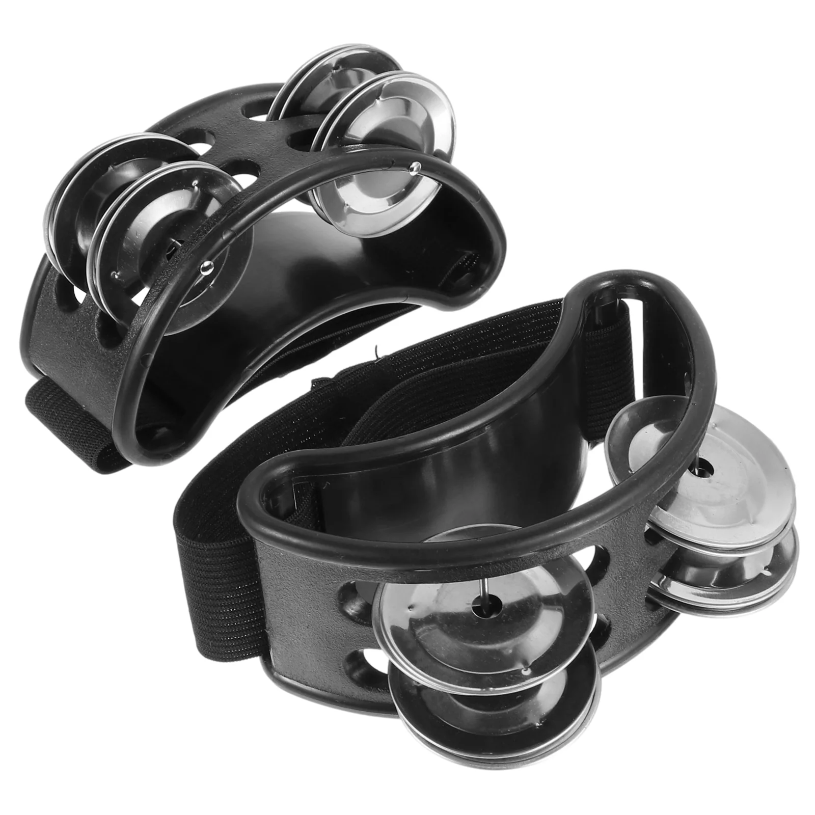 

2 Pcs Pedal Bell Tambour Tambours Professional Tambourine Child Musical Instruments Shaker Percussion Foot Step Toddler