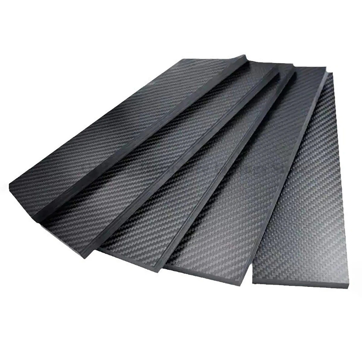 Dikte 0.5mm-5mm 200X400mm Hoogwaardige 100% Pure Koolstofvezel Vellen 3K Koolstofvezel plaat Carbon Board voor DIY Maken