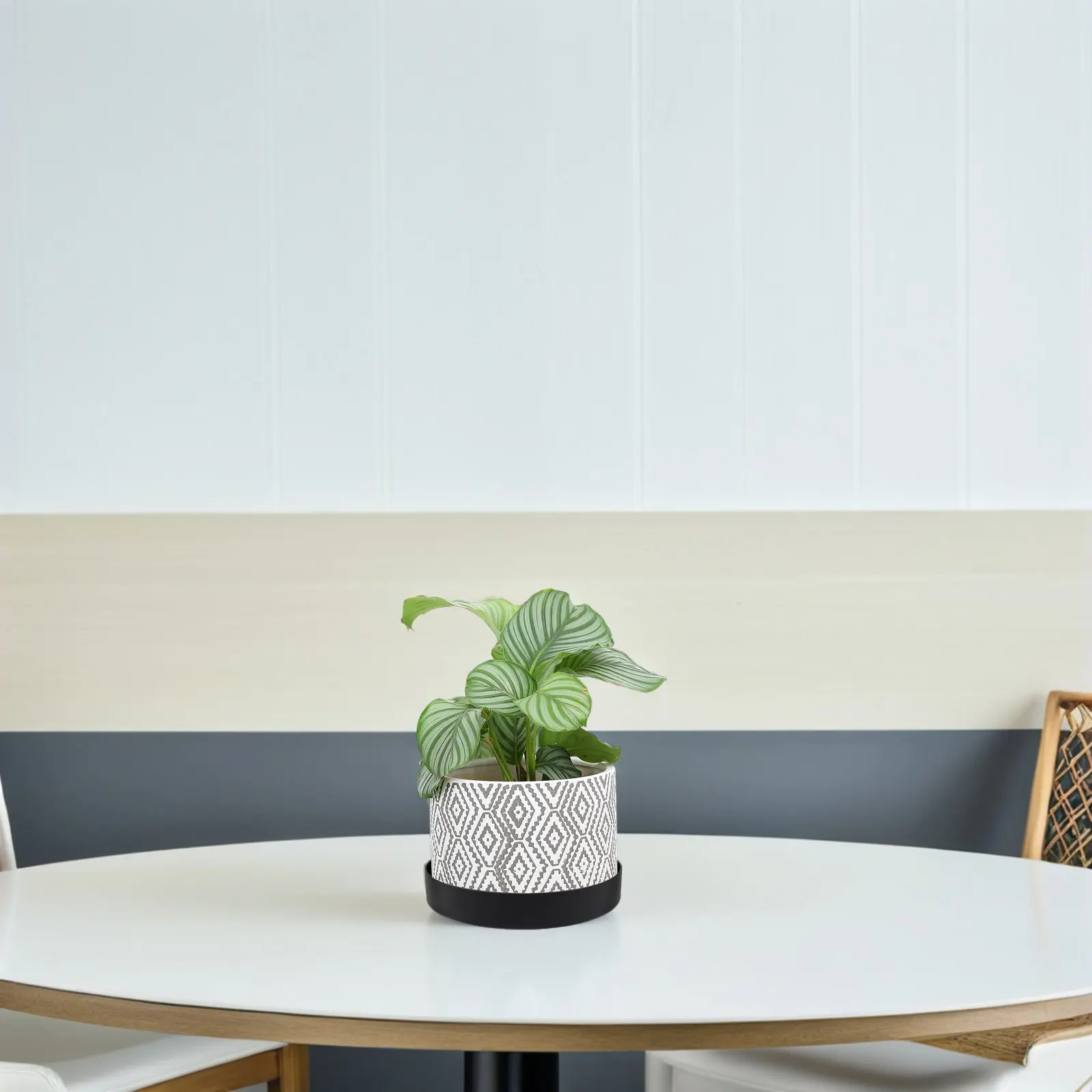 Heavy Duty Stainless Steel Flowerpot Tray Large Planter Dish for Indoor Garden Plants Water Drainage Saucer Plant Pot Base Drip