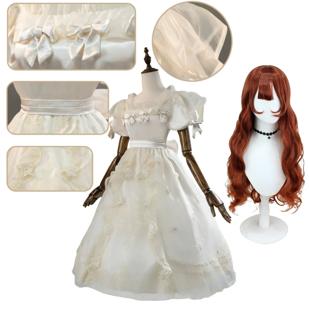 Game Euridice Cosplay Euridice Costume Wig Sets Eurydice Halloween Comic-con Outfit