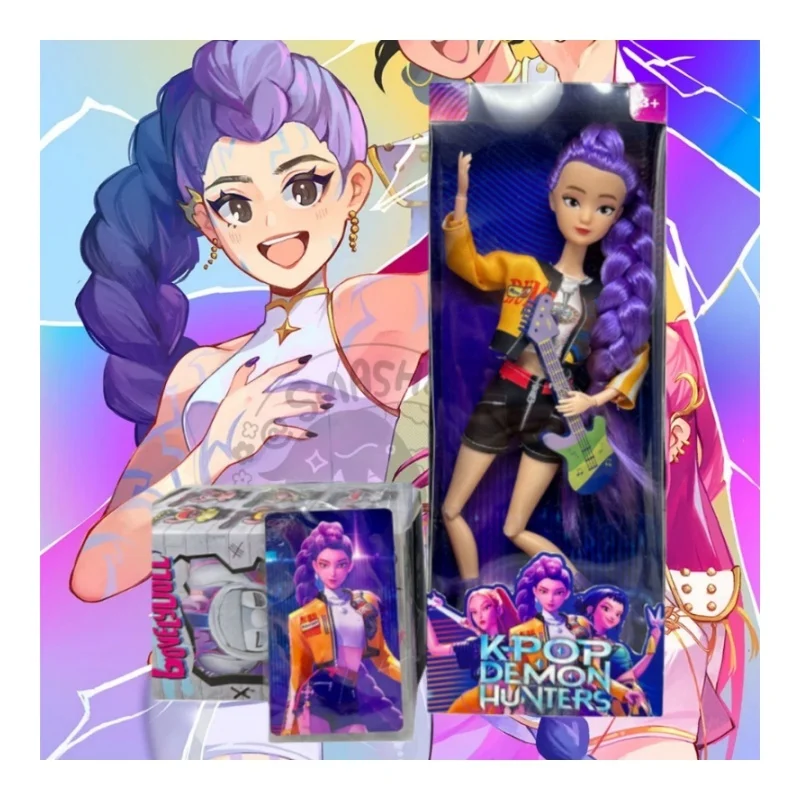 2025 Kpop Demon Hunters actiefiguur speelgoedset - Derpy Rumi Mira Zoey Sussy beeldjes pop voor fans kerstcadeaus