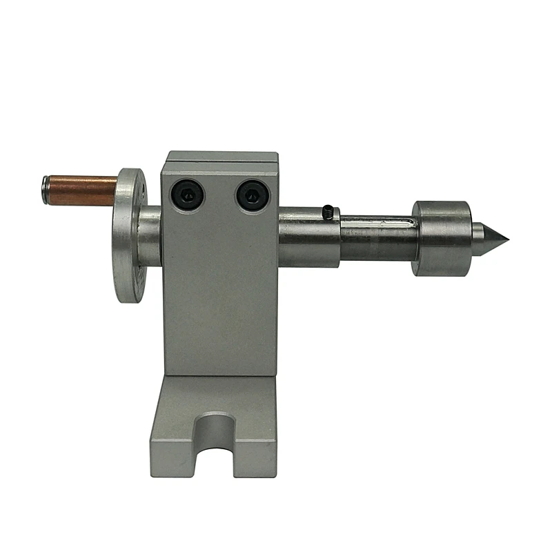 Activity Tailstock 4th Axis 65mm Thimble Center Height 44MM 54MM DIY Laser Woodworking Lathe Chucks 3 Jaws Rotary Axis Lathe Use