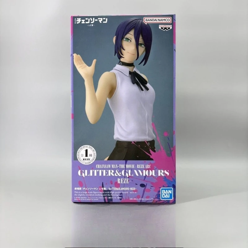 Bandai Op Voorraad Banpresto GLITTER GLAMOURS Anime Chainsaw Man The Movie Reze Arc REZE Originele Actionfiguren Model Speelgoed Cadeau TT