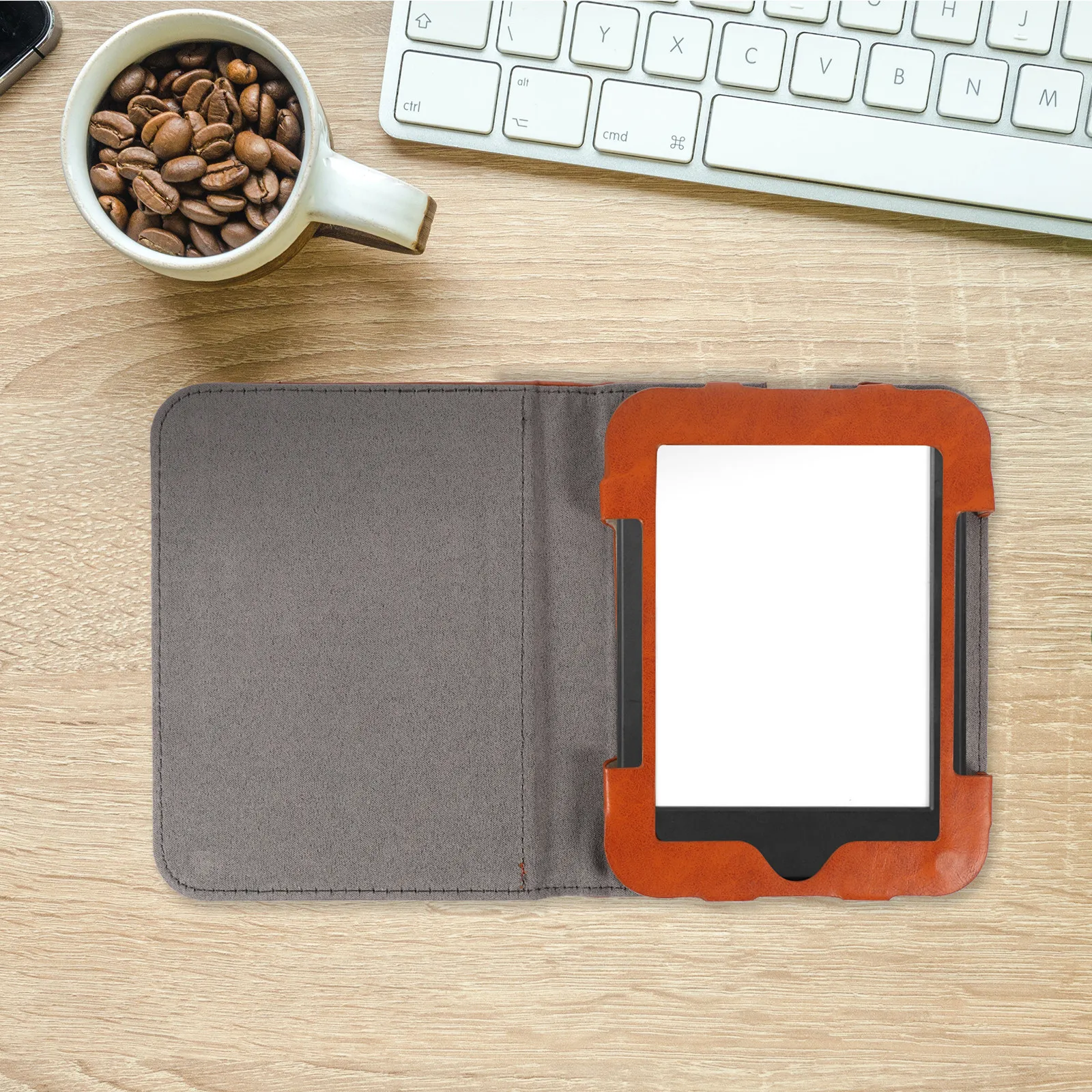 

Ebook Reader Protective Cover High Quality Imitation Full Body Protection Precise Cut Ultra Slim -Reader Case