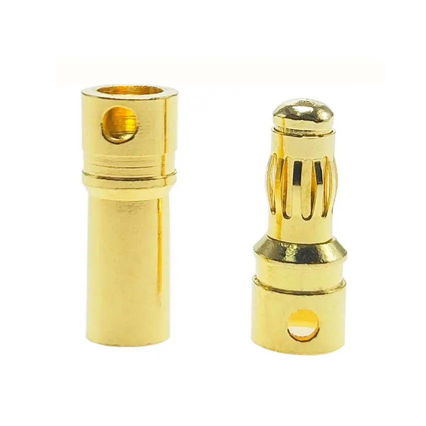 1pcs 2mm 3mm 3.5mm 4mm 5mm 5.5mm 6mm RC Battery Gold-plated Bullet Banana Plug High Quality Male Female Bullet Banana Connector