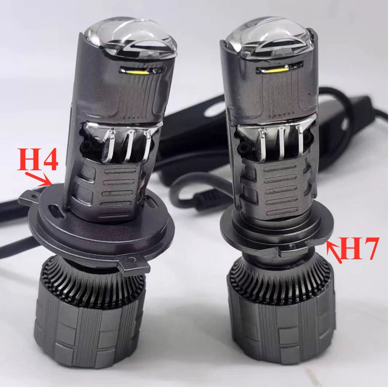 

Mini Lens LED H4 H7 Headlight Bulbs for Car/Motorcycle Projector Headlamp Canbus No Error Hi/Low Beam 120W 18000Lm New