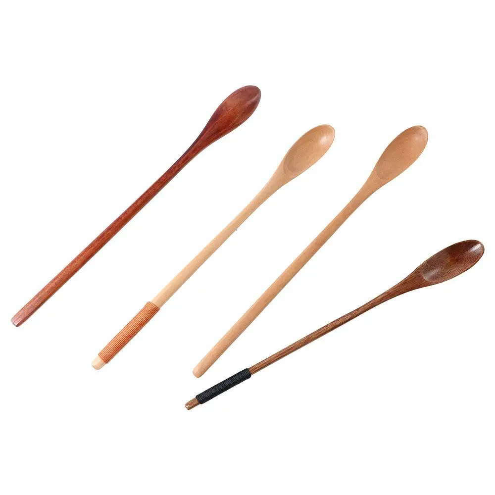 

Paint Color Cooking Stirring Long Handle Coffee Spoon Tea Scoops Tableware Honey Spoon