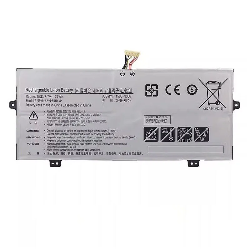 7.7V 39Wh Laptop Battery AA-PBUN4KP For Samsung Notebook 9Pen NP930QAA-K02HK NT930QAA-K28 NT930QBE NT930QBV